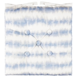 Scandi Coast Garden Luxury Seat Pad with Tie Backs - White & £6.00