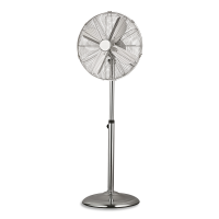 HomeBargains  Nestech: 16 Inch Pedestal Fan - Chrome