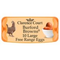 Ocado  Clarence Court Burford Brown Large Free Range Eggs