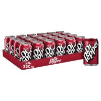 Iceland  Dr Pepper 330ml x 24 Cans