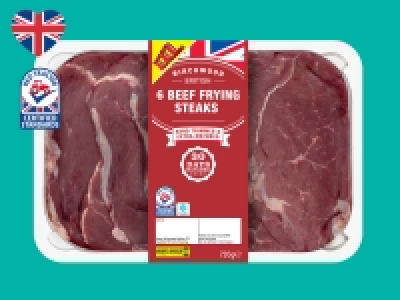 Lidl  Birchwood 6 British 30-Day Matured Beef Frying Steaks
