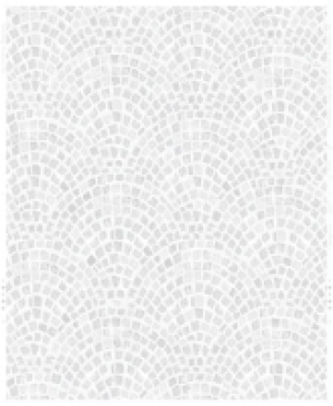 Contour Trajan Silver Kitchen & Bathroom Wallpaper - 10m