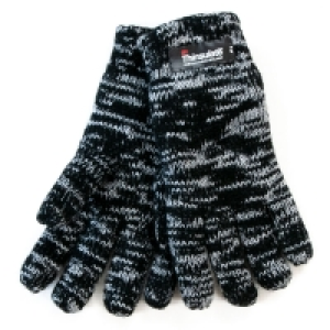 Childrens Thinsulate Knitted Winter Gloves - Age 4 - 6 Black £2.50