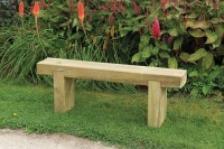 Wickes  Forest Garden Sleeper Garden Bench 1.2m