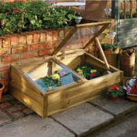 Wickes  Forest Garden 1 x 3ft Large Wooden Overlap Cold Frame