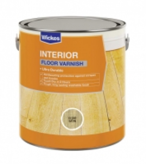 Wickes  Wickes Floor Varnish - Clear Satin 2.5L