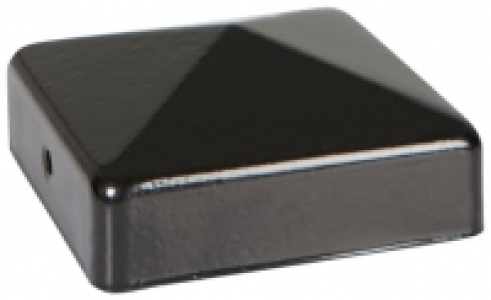 DuraPost Anthracite Grey Post Cap with Bracket - 75mm x 75mm