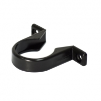Wickes  FloPlast WP35B Push-fit Waste Pipe Clips - Black 40mm Pack o
