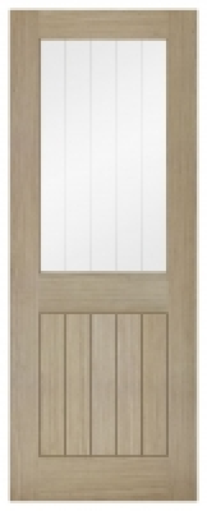 LPD Internal Belize 1 Lite Pre-Finished Light Grey Solid Cor