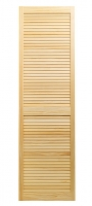 Wickes  Wickes Pine Closed Internal Louvre Door - 1829 x 533mm