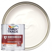 Wickes  Dulux Trade Weathershield Gloss Paint - Pure Brilliant White