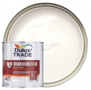 Dulux Trade Weathershield Gloss Paint - Pure Brilliant White