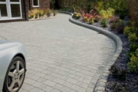 Marshalls Argent Driveway Block Paving Pack Mixed Size - Lig