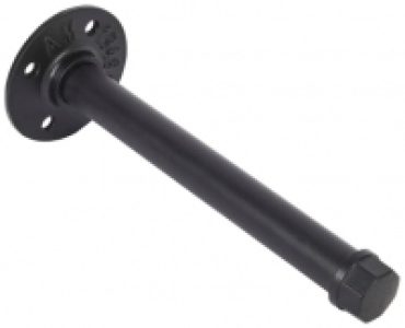 Wickes  Pipe Black Shelving Bracket - 150mm