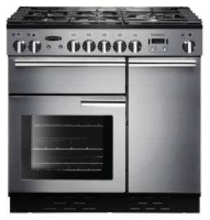 Rangemaster Professional+ 90cm Dual Fuel Range Cooker - Stai