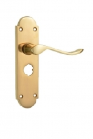 Wickes  Wickes Prague Victorian Shaped Privacy Door Handle - Polishe