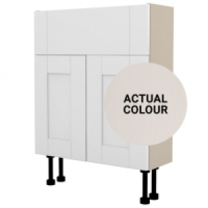 Wickes  Duarti By Calypso Highwood 600mm Slimline 2 Door Vanity Unit