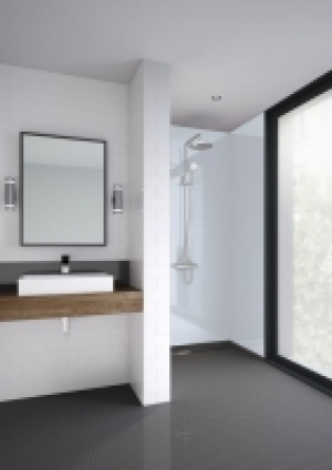 Mermaid Lilac Matt Acrylic 2 Sided Shower Panel Kit - 1700 x £1,518.00