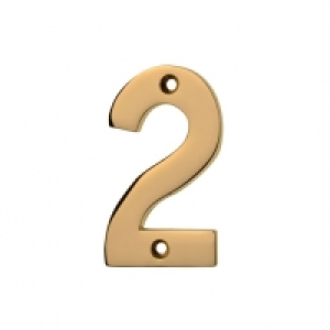 Wickes Door Number 2 - Brass
