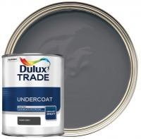 Wickes  Dulux Trade Undercoat Paint - Dark Grey - 1L