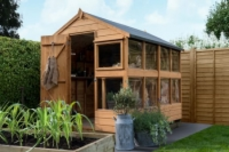 Forest Garden 6 x 8ft Shiplap Dip Treated Potting Shed with