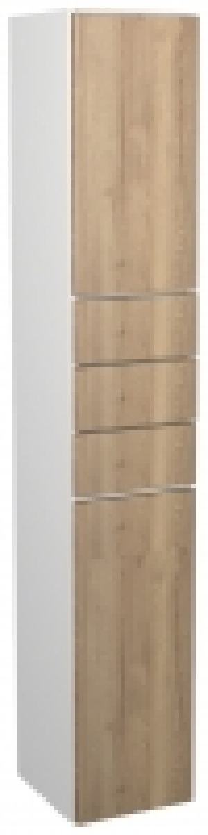 Wickes Vienna Oak Tower Unit with Drawers - 300 x 1762mm £374.00