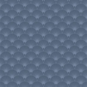 Superfresco Easy Blue Ecailles Gatsby Wallpaper - 10m