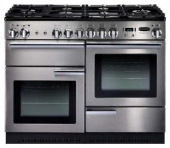 Wickes  Rangemaster Professional+ 110cm Dual Fuel Range Cooker - Sta