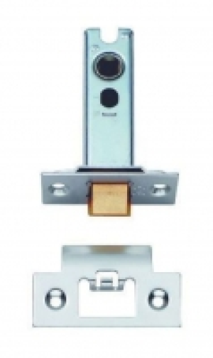 Wickes  4FireDoors Heavy Duty Tubular Door Latch - Satin Stainless S