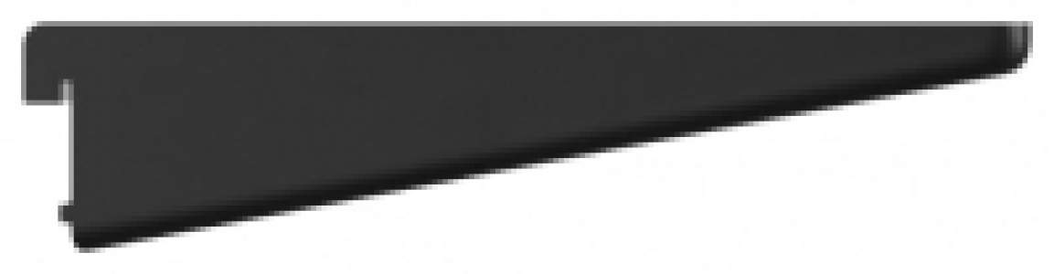 Twin Slot Bracket Matt Black 170mm