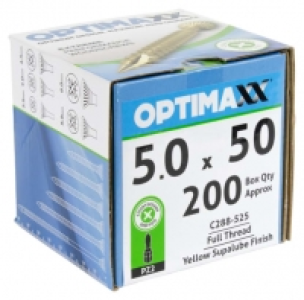 Optimaxx Pz Countersunk Zinc & Yellow Passivated Double Rein