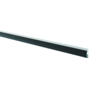 Wickes PVCu Black Soffit Butt Joint Trim 2500mm