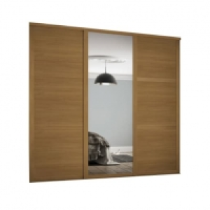 Wickes  Spacepro 914mm Oak Shaker frame 3 panel & 1x Single panel Mi