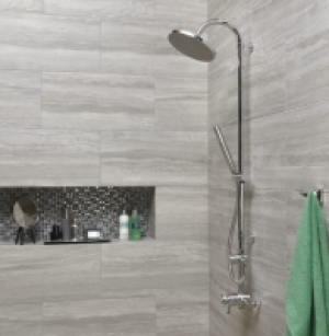 Wickes  Wickes Everest Stone Porcelain Wall & Floor Tile - 600 x 300