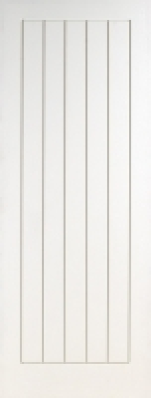 Wickes Geneva White Grained Moulded Cottage Internal Door -