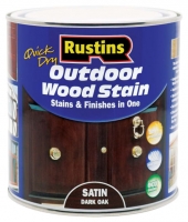 Wickes  Rustins Quick Dry Woodstain - Dark Oak - 1L