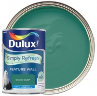 Wickes  Dulux Simply Refresh One Coat Feature Wall Paint - Emerald G