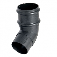 Wickes  FloPlast 68mm Cast Iron Style Round Line Downpipe Offset Ben