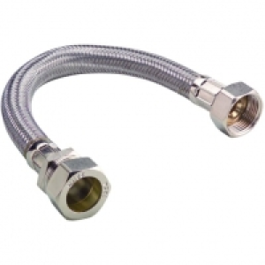 Wickes  Primaflow Flexible Tap Connector - 15 X 19 X 300mm