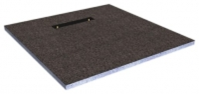 Wickes Linear 30mm Wetroom Shower Tray with End Drain Level