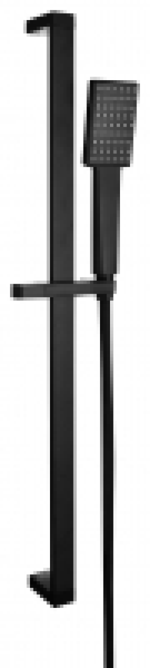 Bristan Square Shower Kit with Single Function Handset - Bla £88.00