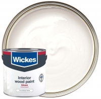 Wickes  Wickes One Coat Gloss Pure Brilliant White 2.5L