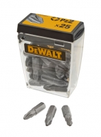 Wickes  DEWALT PZ2 DT71521-QZ 25mm Standard Tic Tac Bits - Box of 25