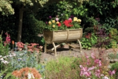 Rowlinson Pressure Treated Marberry Barrel Planter - 715mm x