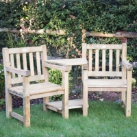 Wickes  Forest Garden Harvington Love Seat Set