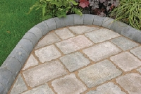 Wickes  Marshalls Driveline 4 in 1 Textured Kerb Stone - Charcoal 10