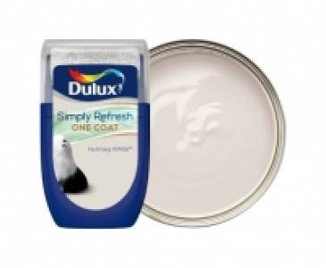 Dulux Simply Refresh One Coat Paint - Nutmeg White Tester Po