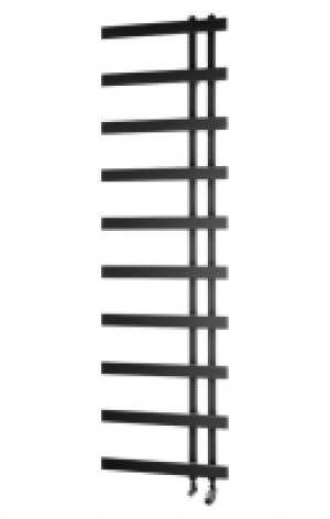 Wickes Horton Black Towel Radiator - 1800 x 500mm