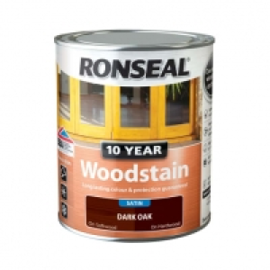 Wickes  Ronseal 10 Year Woodstain - Dark Oak 750ml