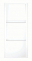 Wickes  Spacepro 3 Panel Shaker White Frame White Door - 610mm